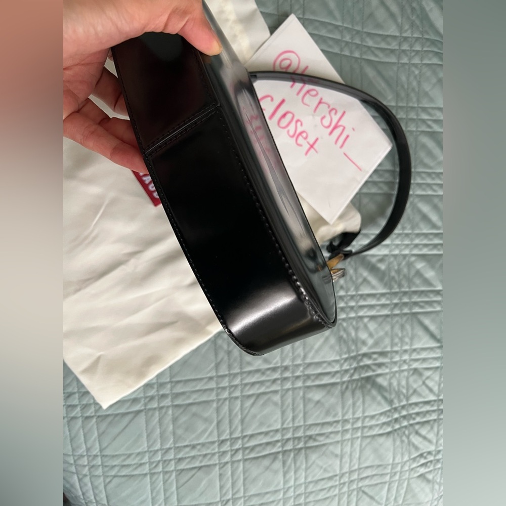 STAUD Black Leather Shoulder Bag - Picture 9 of 14